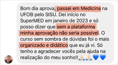 Depoimento medicina