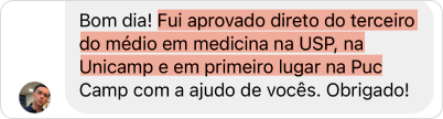 Depoimento medicina