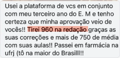 Depoimento de redação