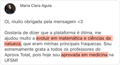 Depoimento medicina
